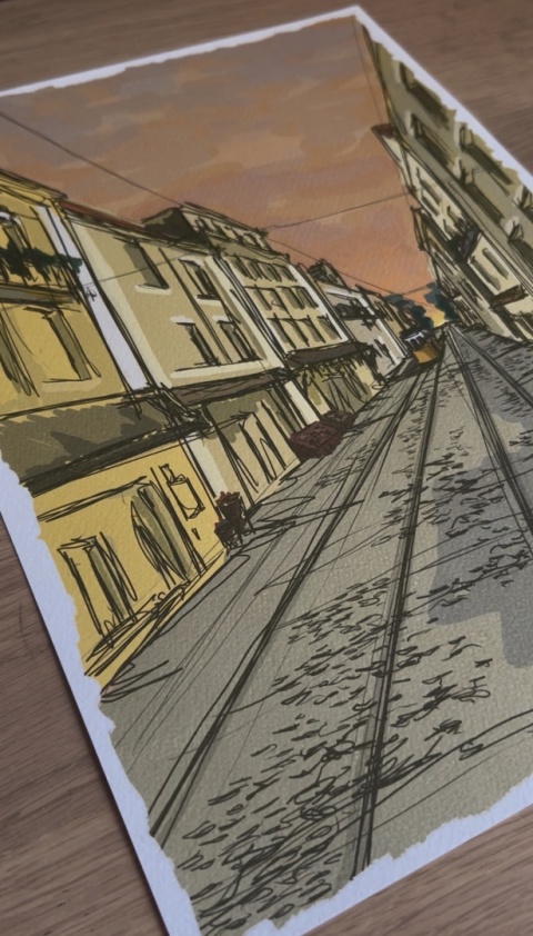 Plakat ścienny "Lisboa"