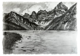 Plakat ścienny "Rocky Mountains"