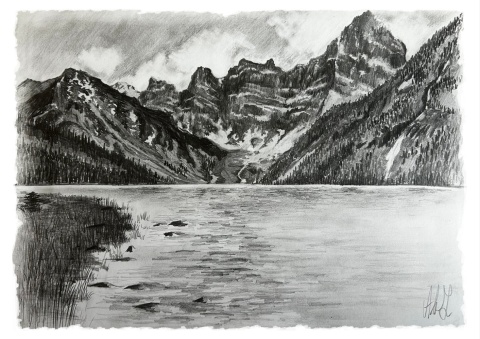 Plakat ścienny "Rocky Mountains"