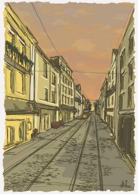 Plakat ścienny "Lisboa"