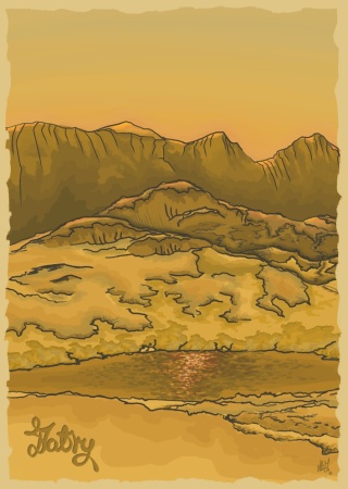 Plakat ścienny Tatry